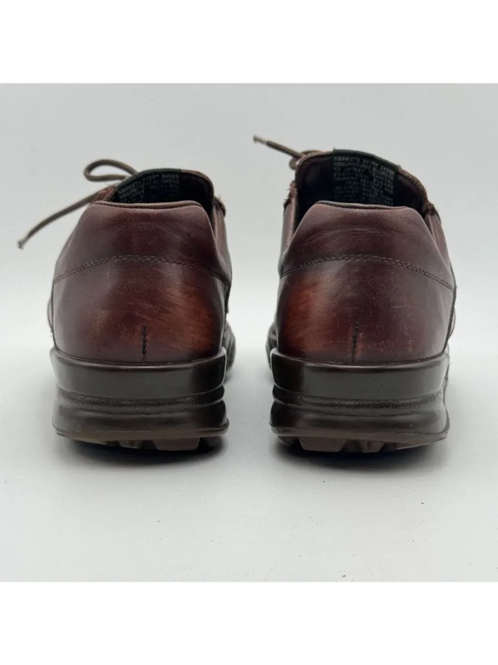 Mephisto Match Runoff Air Jet Shoes Mens 11 Brown Leather Walking Sneakers